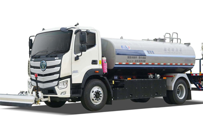 福田欧曼纯电洒水车 